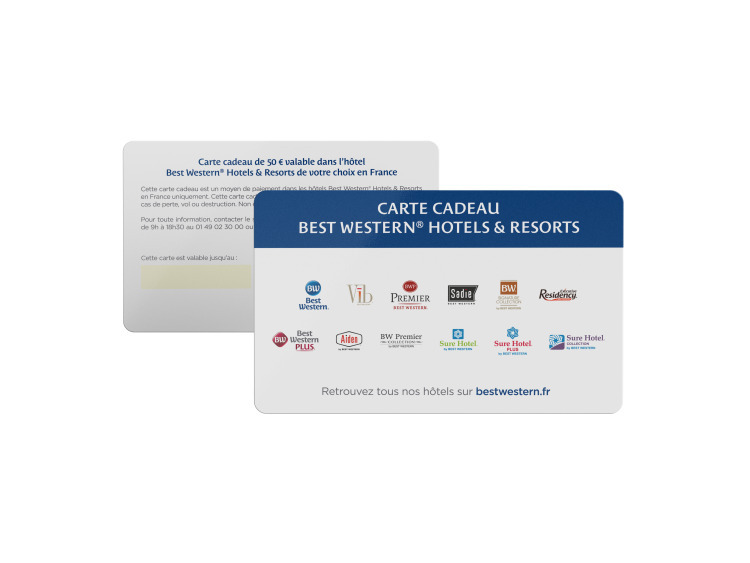 Cartes cadeaux Classique 100 &euro;